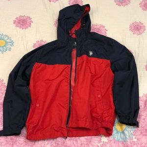 US POLO ASSN windbreaker jacket.